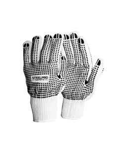 GUANTE DE HILO CON PUNTOS DE PVC