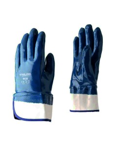 GUANTE NITRILO PUÑO SEGURIDAD