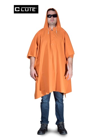 PONCHO PVC NARANJA