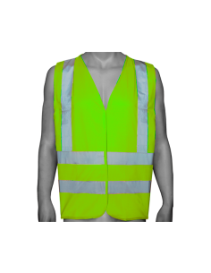 CHALECO ALTA VELOCIDAD VERDE 4 BANDAS